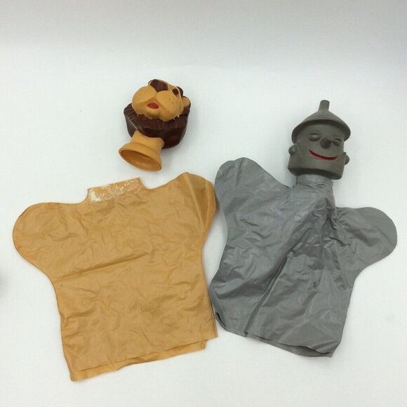 Vintage Wizard of Oz Warner Brothers Seven Arts Rubber Puppets Plastic Lot 4 - Picture 7 of 12